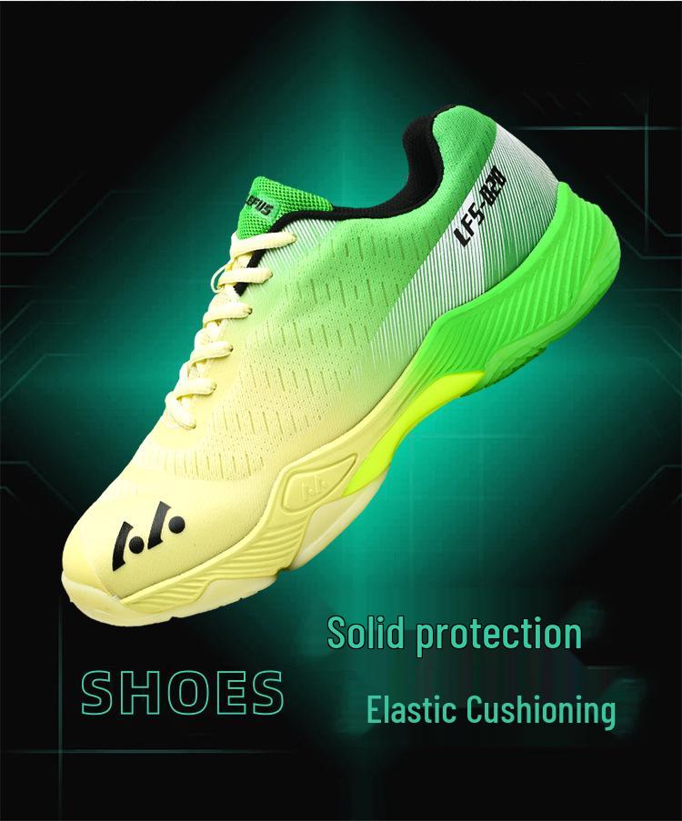 LEFUS Unisex Professional Badminton Shoes - Breathable Mesh for Summer, Perfect for Tennis and Fitness Training.