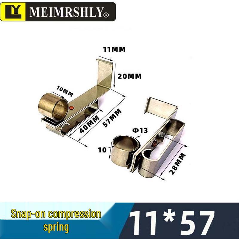Stainless Steel Constant Force Spring Clip for YZR Generator Carbon Brush Holder, 25x32mm