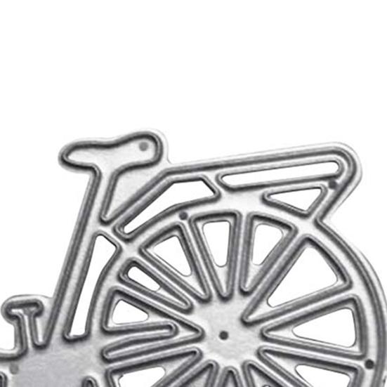 Bike Shape Cutting Die DIY Scrapbook Stencil Mold Paper Embossing Tool for Greeting Card