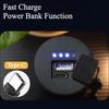 1/2PCS High Power Long Range LED Flashlight Zoomable Type-C Rechargeable Tactical Handheld Light for Outdoor Camping Fishing