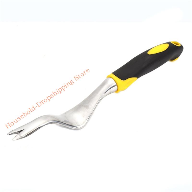85AD Versatilitys Aluminum Gardening Weeder Tool Root Remover With For Effective Soil Aeration Plant Maintenance