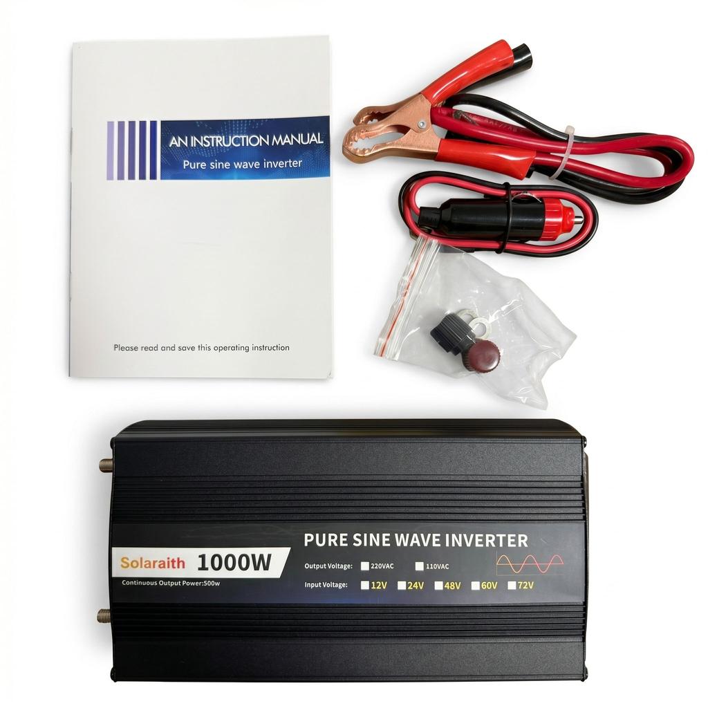 Pure Sine Wave Inverter 500W Peak 1000W DC 12V 24V 48V 60V to AC 110V 220V Solar Inverter DC to AC Converter- /ODM Supported