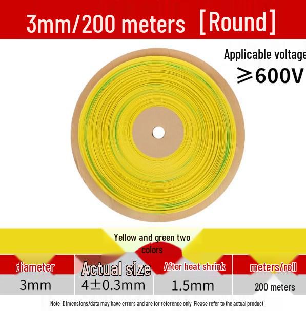 Colored Thermoplastic Heat Shrink Tubing for Electrical Insulation and Wire Repair