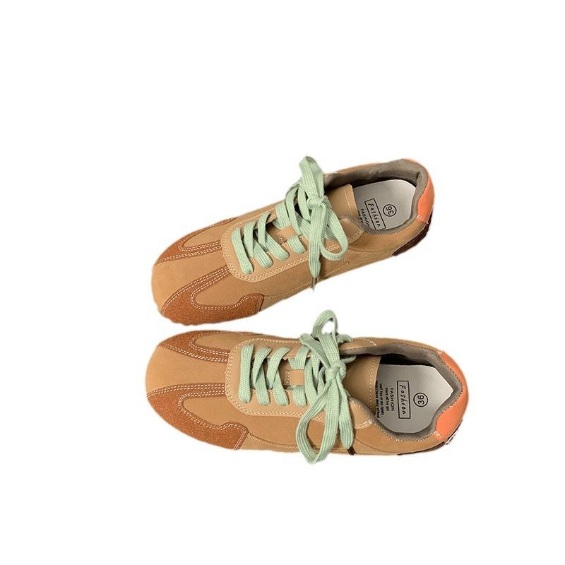 Gu Yunshu Deconstruction Aesthetic Virtue Shoes Women's 2024 New Retro Casual Versatile Forrest Gump Shoes Sports Jogging Shoes