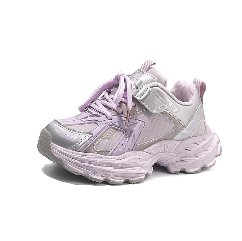 

Thickness children s dad shoes 2025 autumn explosion baby girl leather casual shoes fashion versatile boys single shoes 27-31 yards, 5 pairs in one hand фіолетовий