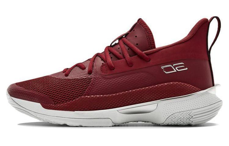 Under Armour Curry 7 Team Cardinal White 3023838-607 44.5