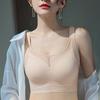 Large-sized Bra for Women Full-cup Thin Lingerie Gathering Bra Top Support Anti-sagging Bra Without Underwire Push Up Bra