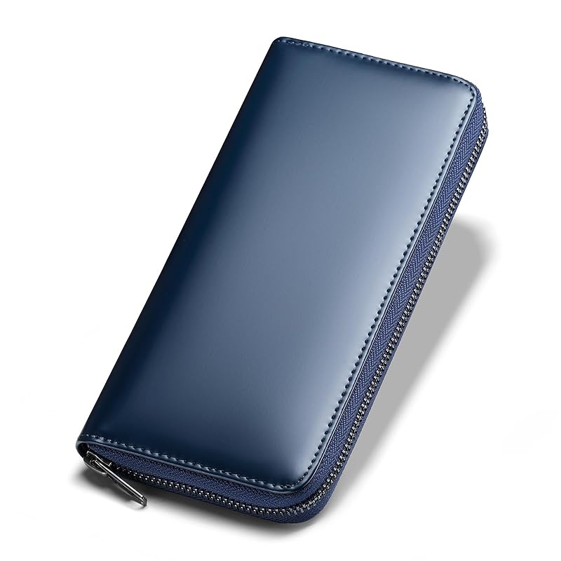 

[Ziegler] wallet men s long wallet genuine leather popular brands A top wallet craftsman make large capacity YKK L-shaped zipper multifunctional For