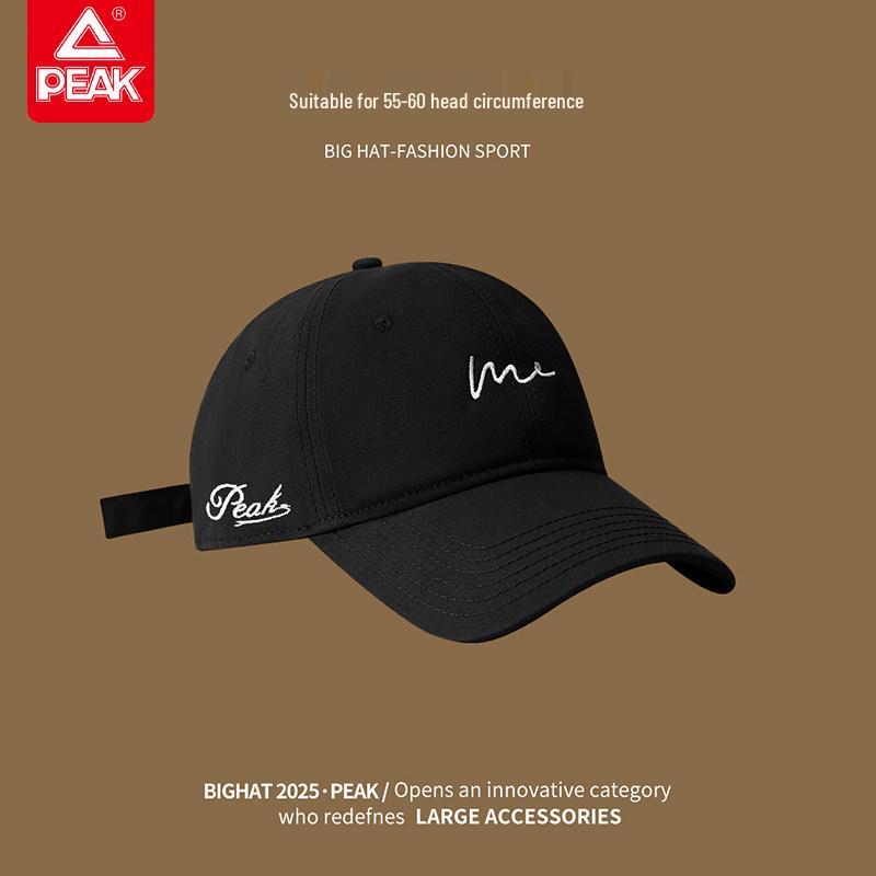 

PEAKY Summer Embroidered Baseball Cap, Unisex Large Fit, Curved Brim Duckbill, Sun Protection Shade. One Size чёрный