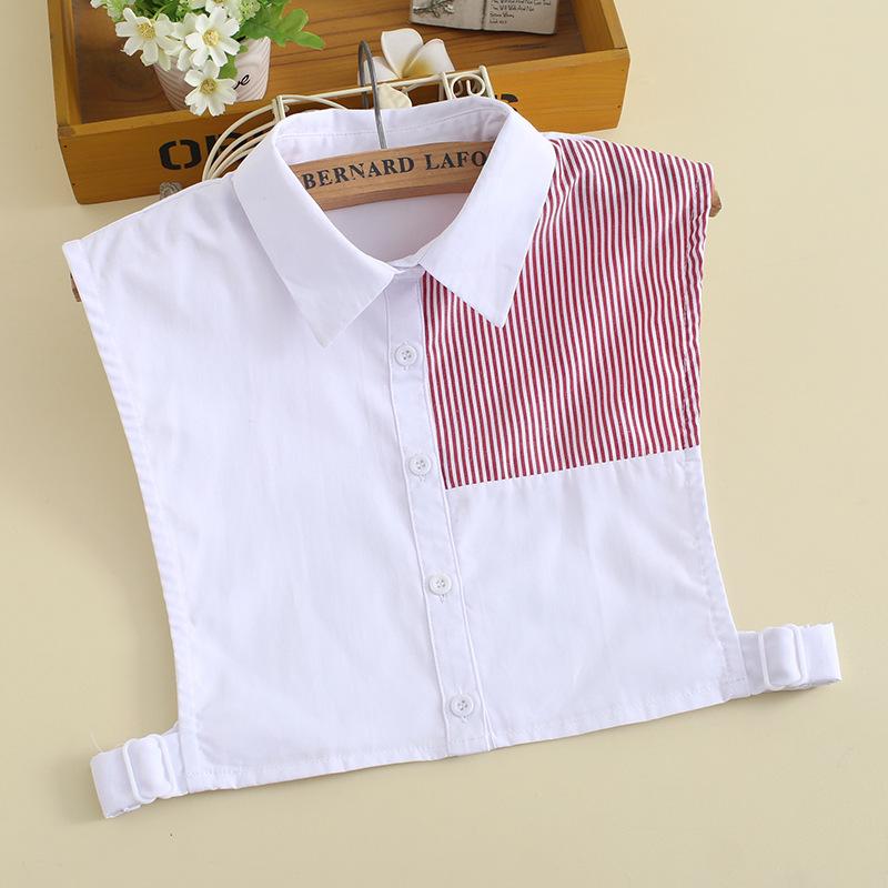 

Декоративный воротник свитера, поддельный воротник, однотонный женский заостренный воротник, двухцветный поддельный воротник, воротник рубашки B360