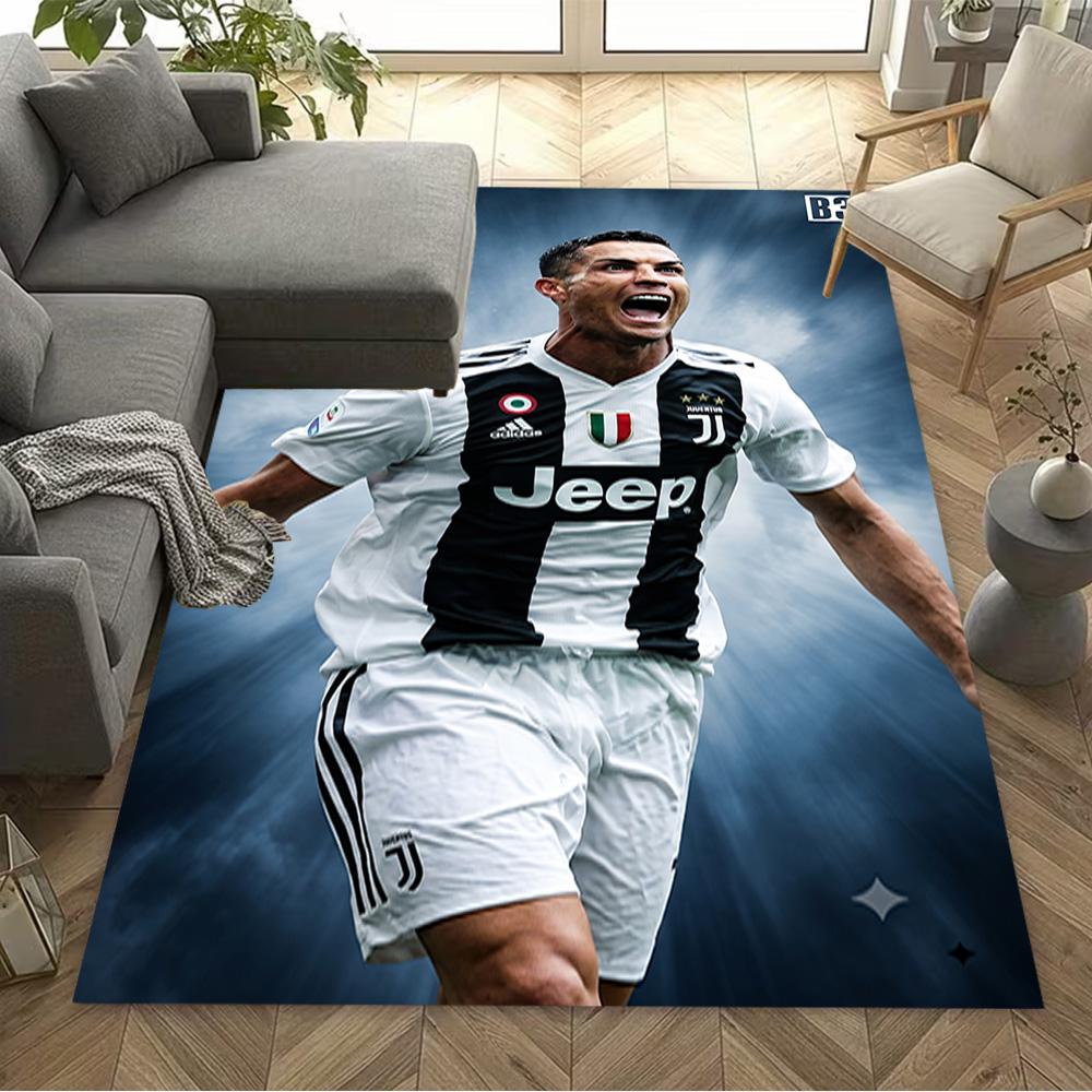 Ronaldo's Celebration Moment Floor Mat Perfect for Dormitory Foyer Study Room Outdoor Antislip Carpet Decorate Offices