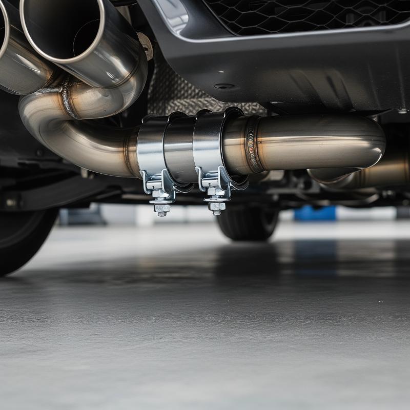 Exhaust Clamp 45mm 50mm 55mm 60mm 65mm 70mm Easy Install Secure Fit for Truck Car Tube Pipe Assembly