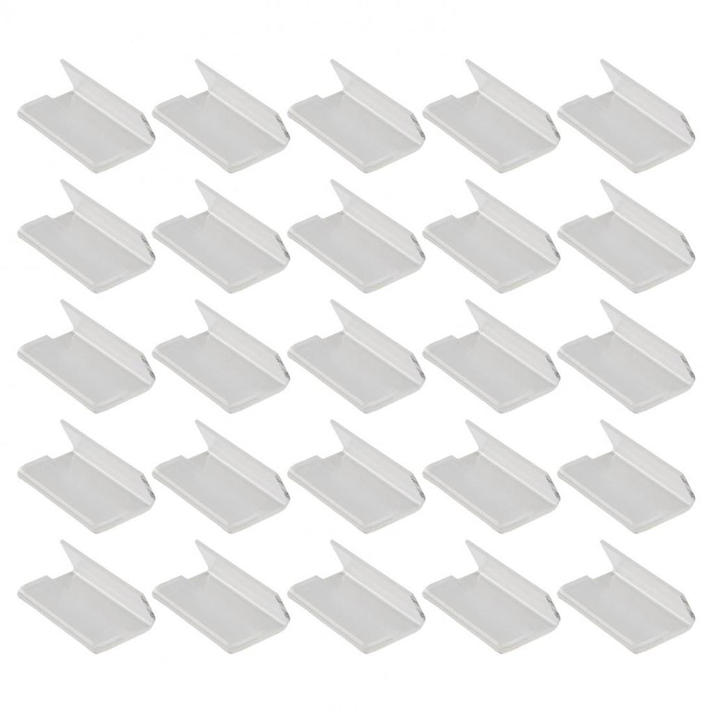 25 szt. Mini Ekspozytor na Znaki Uchwyt Etykieta Karta Cenowa Stojak na Blat