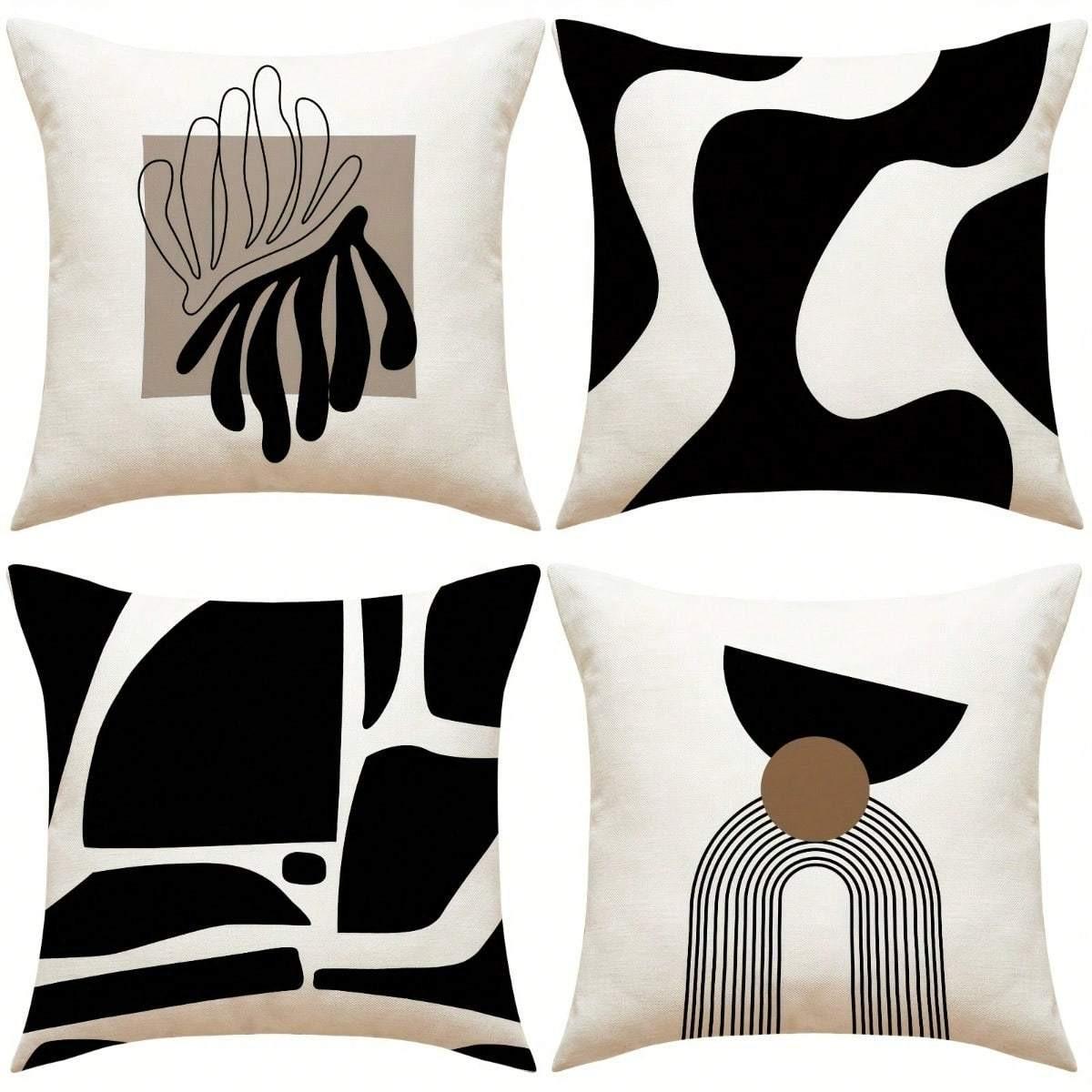 Modern Abstract Pillowcase Set ,Sofa bedroom cushion cover, single-sided printing, without pillow core