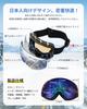 Rongbenyuan REVO Mirror Polarized Ski Snowboard Double Glasses UV Helmet Glasses Unisex for Skiing Goggles, Goggles, Lens, Compatible, 99% Protection,