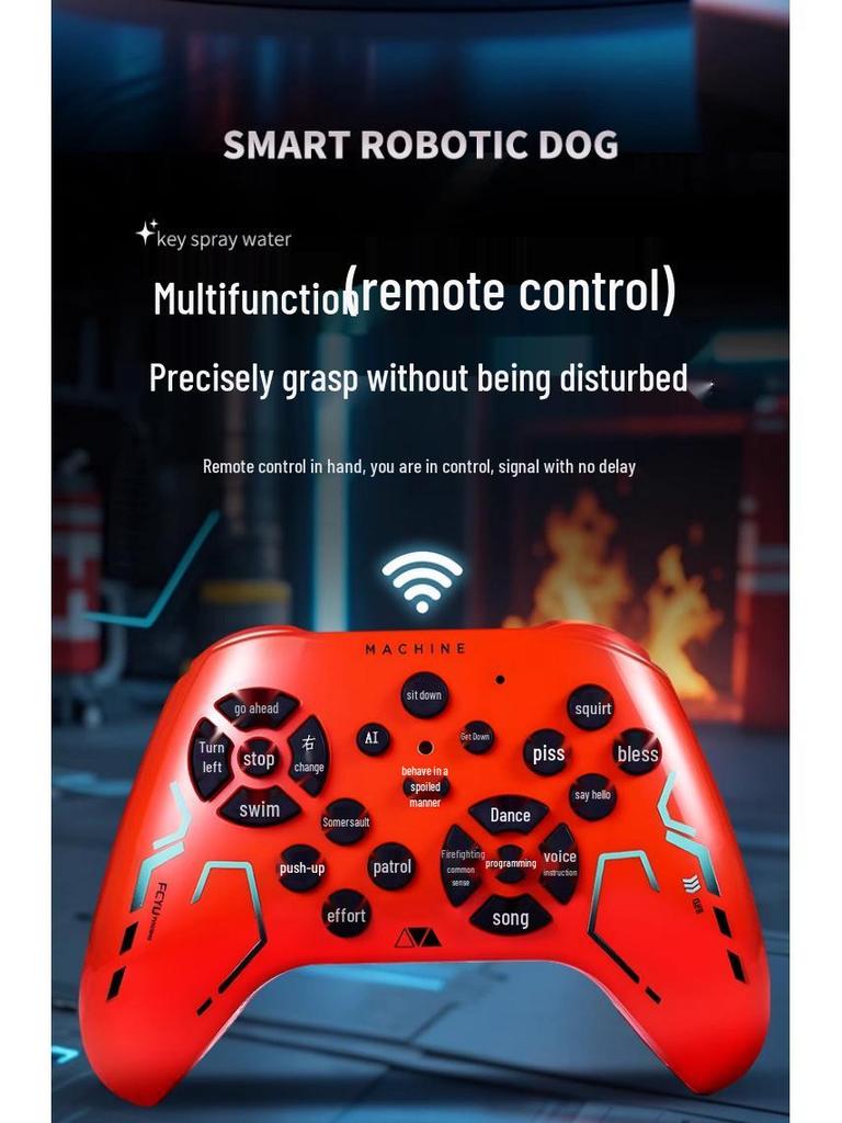 Smart Robot Dog: Interactive Educational Toy for Science & Programming with City Firefighter Simulation