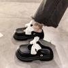Thick-soled muffin bottom sweet casual women's bag head women's shoes summer new bow small fragrant sandals women