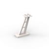 MOC 10PCS 4476 Support 2x4x5 Inclined Building Blocks Kit 5mm Wide Post Bracket Bricks Particle Toys Children Kid Birthday Gift