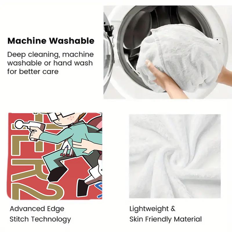 Retro Video Game Characters 2D Flat Pattern Flannel Blanket High quality All Seasons Warmth and Comfort Perfect for Christmas Gifts.PMT0914326