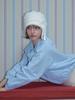 Poejidam Mellow Bow Beanie In Cream