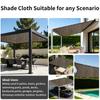 Garden Shade Cloth with Grommets Shade Cloth Sun Shade Fabric Shade Cover for Patio Garden Pergola Shade Cover Canopy Greenhouse