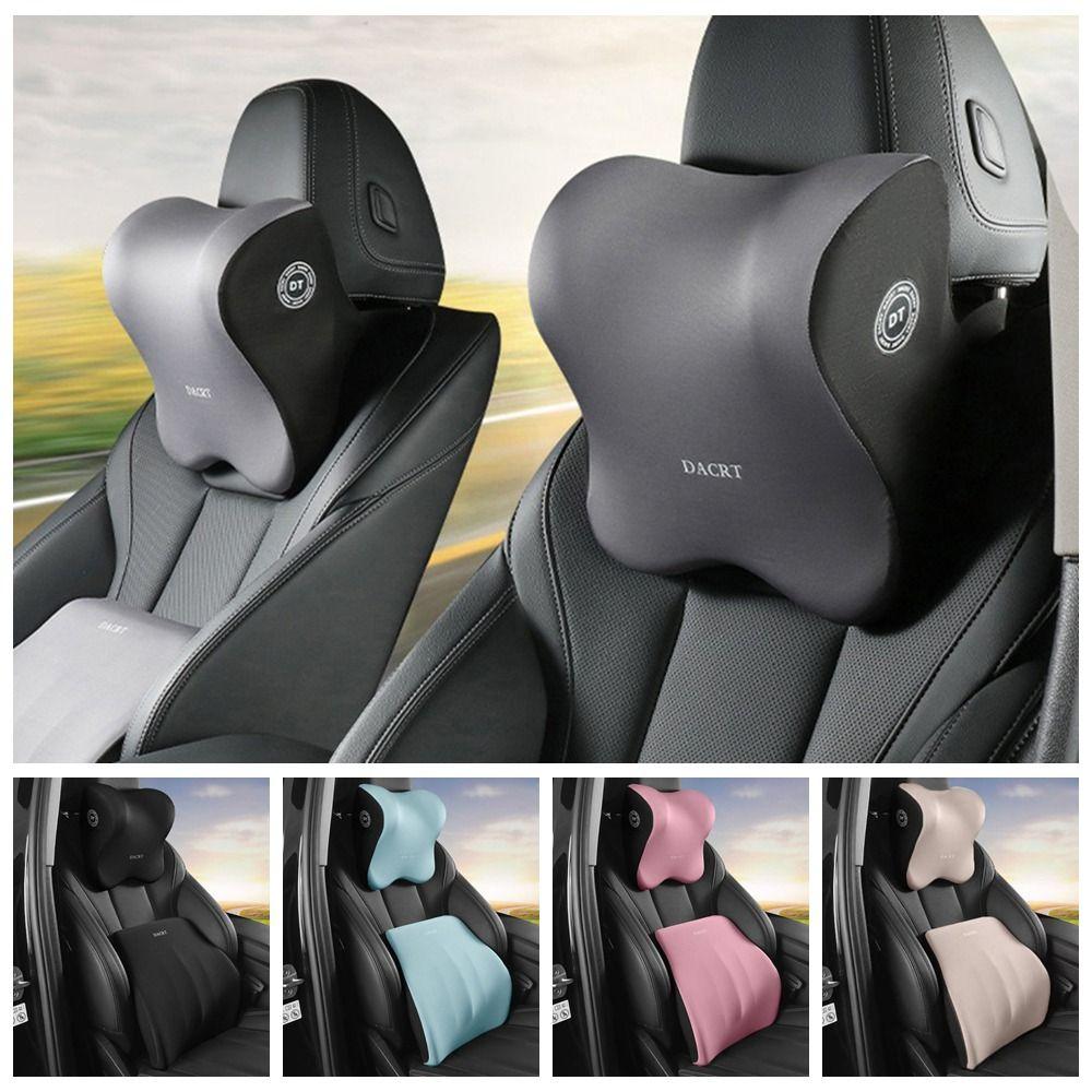 Ergonomic Design Lumbar Support Memory Cotton Backrest Cushion Comfort Car Cushion  Car