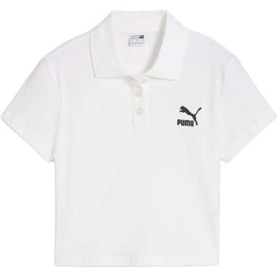 Classics Polo Baby Tee Women Tops White 628048-02