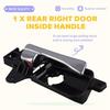 Rear Right Car Door Interior Handle, Plastic, Color: As Shown (1 pc), Model: 83620-2L010.