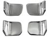 BRIGHTZ Finish Stainless Steel Inner Door Handle Set for the Succeed Hybrid NHP160V Ultra-Mirror Covers, Plated, 4-Piece [INS-DHC-196] (P160).