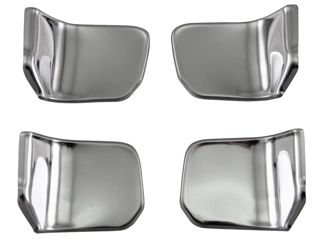 BRIGHTZ Finish Stainless Steel Inner Door Handle Set for NCP Succeed Van Ultra-Mirror Covers, Plated, 4-Piece [INS-DHC-196] (NLP) (50, 51, 55)