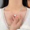 Simple Apricot Leaf Necklace for Female Minority Design Sense, Atmosphere Sense, Fashion Collar Chain Necklace Ornament