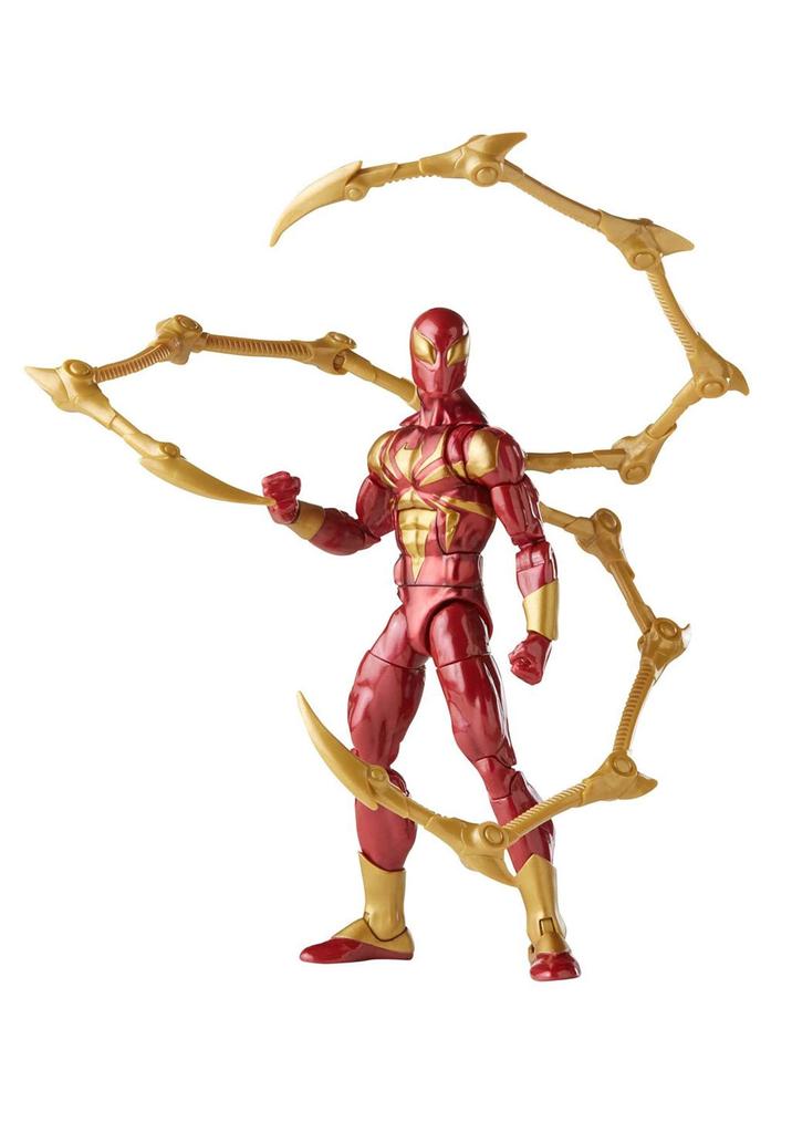 Hasbro Marvel Legends Series 15cm Iron Spider Action Figure Toy with 2 Accessories Multicolor F3455 Spider-Man
