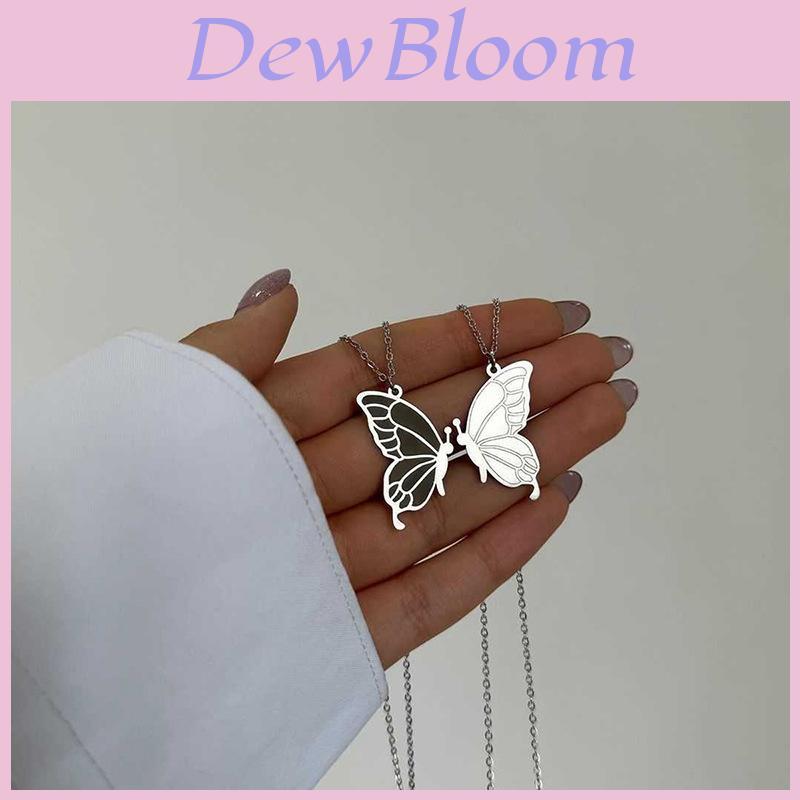 Butterfly Pendant Necklace For Women Men Animal Themed Jewelry Gift For Fall Winter Fashion