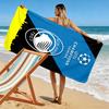Atalanta True Supporter Print Beach Towel, Large Soft Quick Dry Towel for Beach Camping Swimming