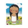 Yuy Manga Girl Пушистое одеяло Сяоюй Потрясающие пледы для дома El Sofa 150*125См Кусок ковра,