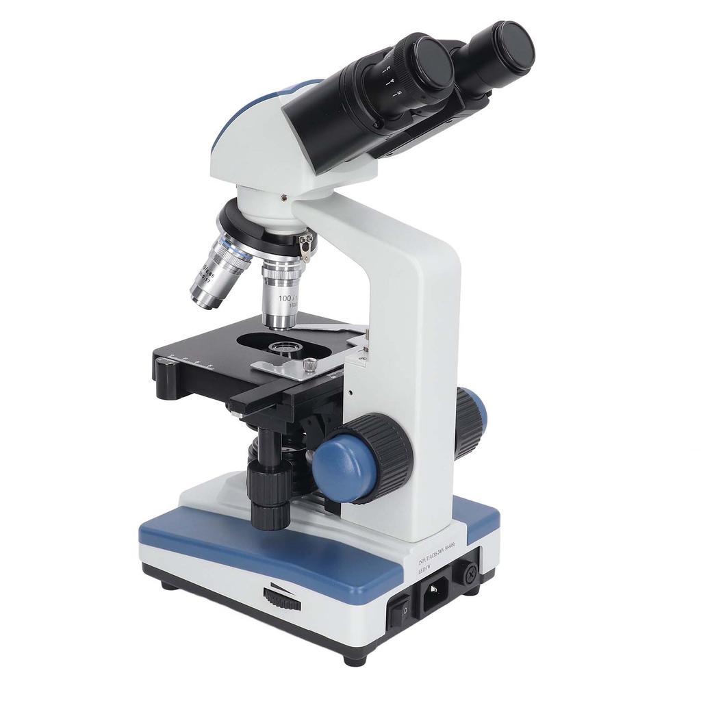 Binocular Microscope 40X To 2500X Double Layer Mechanical Stage Laboratory Compound Binocular Microscope