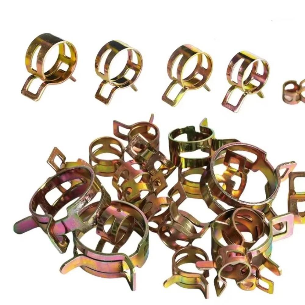 10PCS Practical Fastener 4mm-13mm Water Tube Clamps Spring Clip  For Motorcycle Scooter Car Vehicle