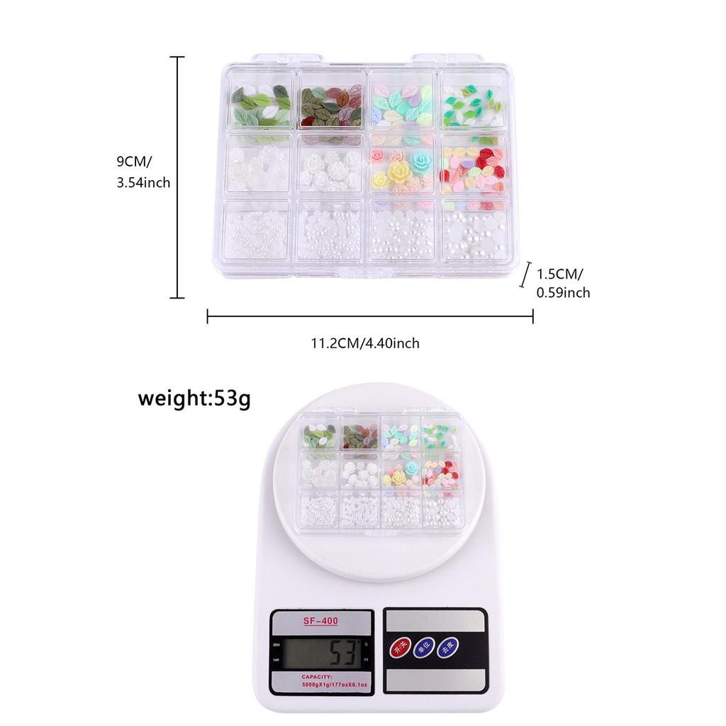 Nail Art Accessories Resin Simulation Biscuits Ice Cream Cute Cartoon Three-Dimensional Nail Accessories Mixed Bows