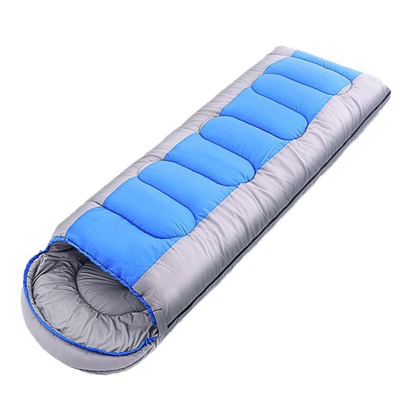 Outdoor Camping Portable Envelope Sleeping Bag - Dirt-Proof, Warm, Thick, Pure Cotton for Adults