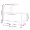 Nightstands 2 pcs White 60x34x51 cm Solid Pine Wood