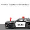 1:24 Rotäugige Hellcat Polizei-Ladeauto Modell Spielzeug Türen Öffnen Lenkradlenkung Miniaturfahrzeuge Feine Details Modelle Für Vater