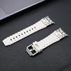Men Silicone Band For Apple Watch Ultra 2/1 49mm Series 10 9 8 7 Se 6 5 Se Luxury Sports Bracelet for Iwatch 46mm 44 45mm Strap