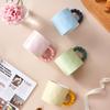 Ceramic Coffee Cup Pearl Handle Breakfast Milk Cup Office Home Baking Shop Dessert Milk Mug Office Afternoon Tea Coffee Cup