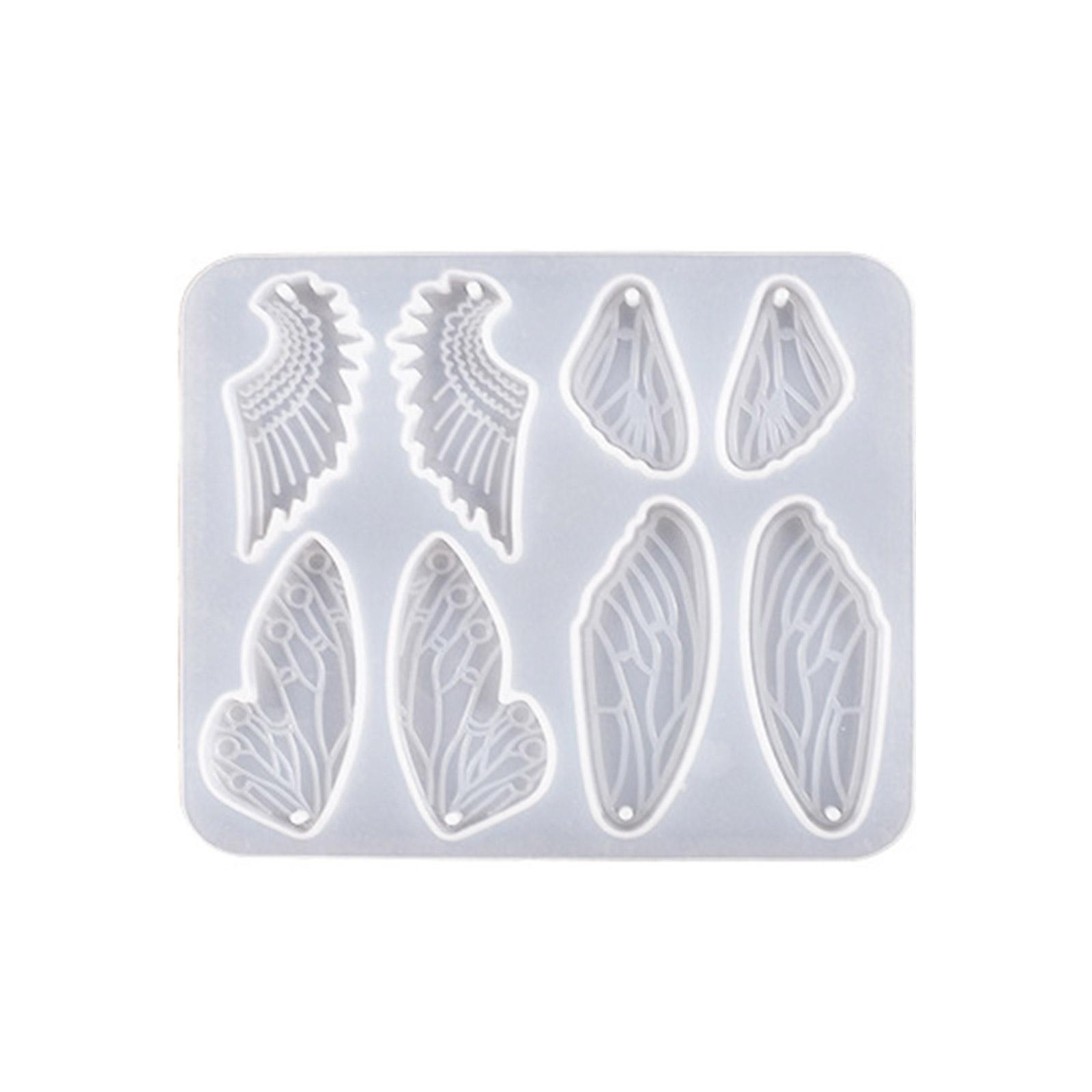 

Wing-shaped Silicone Molds Epoxy Casting Resin Mold DIY Resin Necklace Earring Keychain Pendant Mold DIY Jewelry Tools