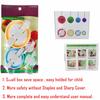 Pom pom Maker, 4 Sizes Pom-pom Maker Fluff Ball Weaver Needle Craft DIY Wool Knitting Craft Tool Set(4)