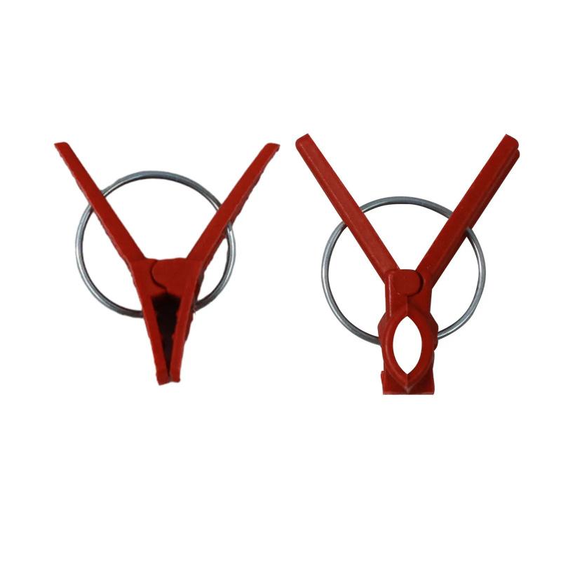 100pcs Garden Tool Graft Clip Graft Clamp For Novice Enthusiast Stable Connection Versatile Ample Quantity Plastic