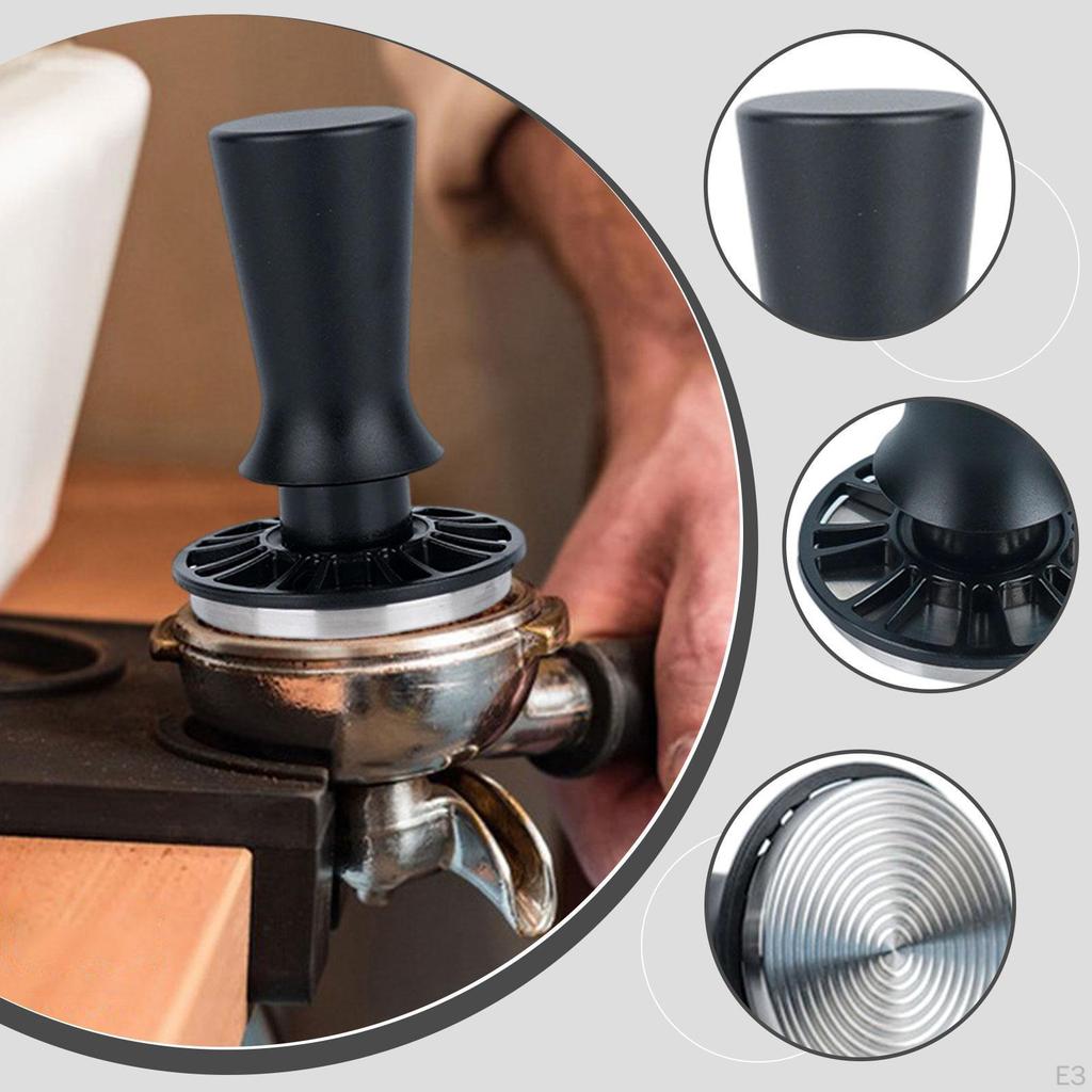 Coffee Tamper Accessories Stainless Steel Base Easy to Clean Ergonomic Handle Replacement Kitchen