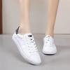 Classic Style Low Top Flat Bottomed Shallow Mouth Comfortable Breathable Sneakers White Shoes Student Lace-Up Casual Womens Shoe