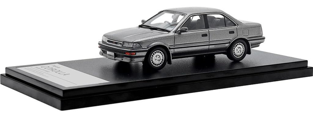 Hi Story Toyota Corolla Sedan GT Gray Metallic Finished Product 1/43 (1987)