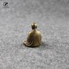 Antique Bronze Buddha Statue Mini Portable Brass Bodhisattva Sculpture Ornaments Home Feng Shui Decor Office Desk Decorations